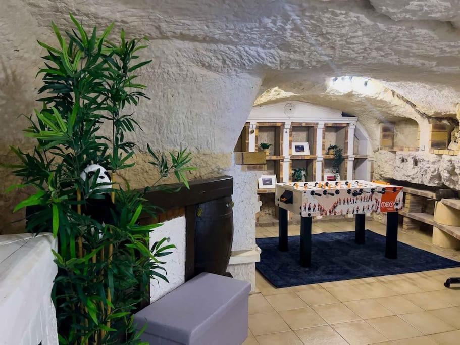 Maison Semi-Troglodyte Avec 4 Velos Rochecorbon Dış mekan fotoğraf